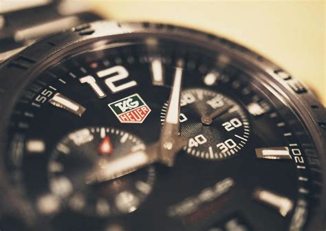 Round Black Tag Heuer Chronograph Watch · Free Stock Photo