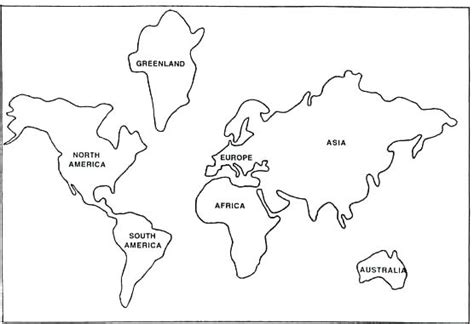 Continents Drawing at PaintingValley.com | Explore collection of Continents Drawing