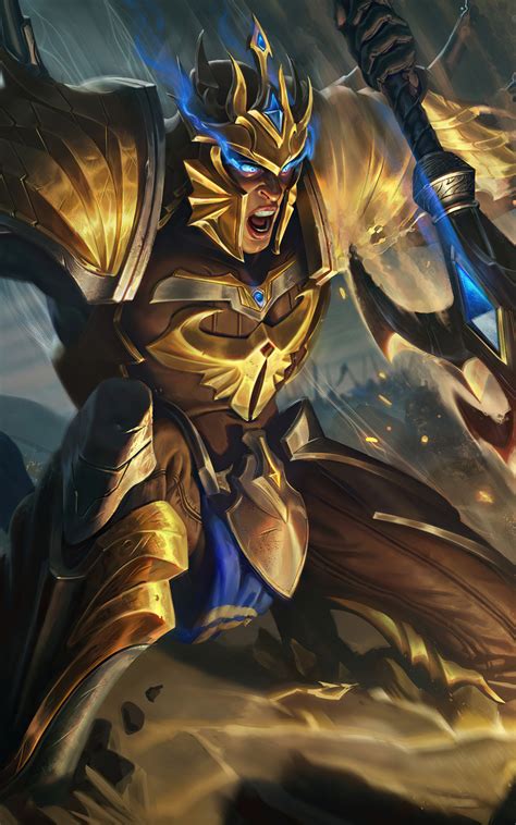 800x1280 Jarvan IV League Of Legends Fan Splash Art Illustration Nexus 7,Samsung Galaxy Tab 10 ...