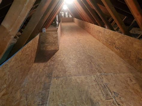 Crawl Space Repair - Attic Converted to Beautiful Storage Space - Aldie ...