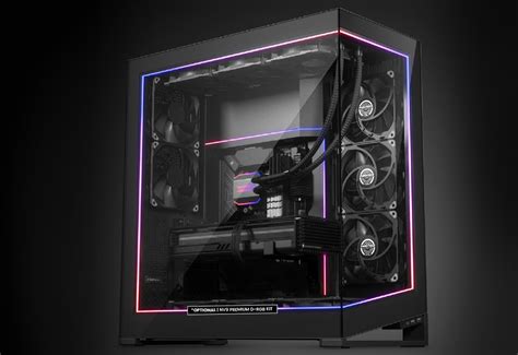 Buy Phanteks NV9 D-RGB Tempered Glass Case Black [PH-NV923TG_DBK01] | PC Case Gear Australia