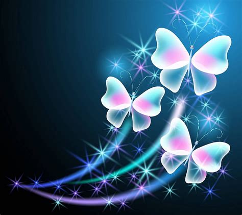 Neon Butterflies, Blue Neon Butterfly HD wallpaper | Pxfuel