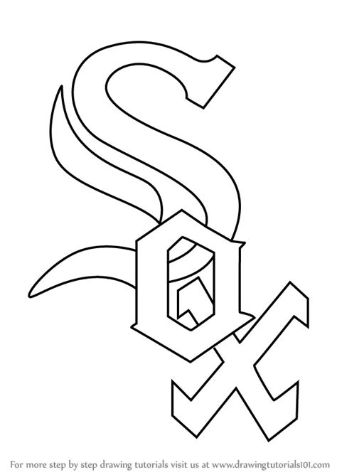 How to Draw Chicago White Sox Logo (MLB) Step by Step ...