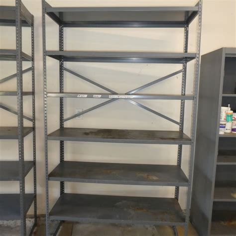 Lot #201 - Metal Garage Shelving - 85" X 48" X 17 1/2" - NorCal Online ...