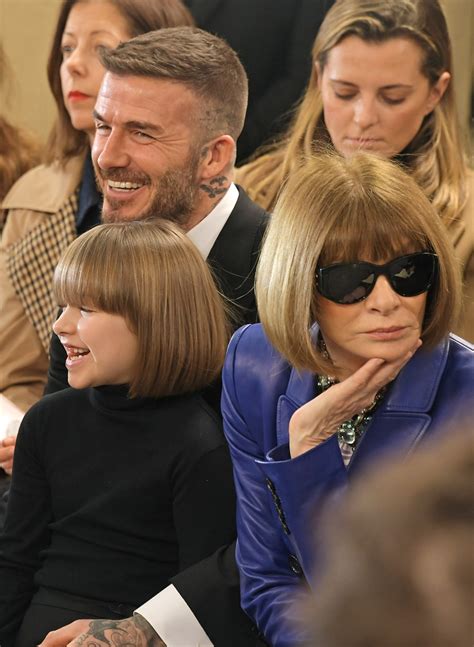 Beckham Family Makes Rare Group Appearance at London Fashion Week