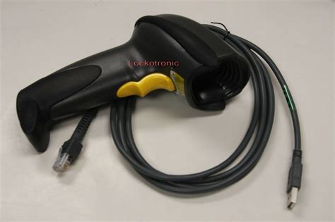 Motorola Symbol Barcode Scanner DS6608 USB Black 1D 2D Crosshair Target ...