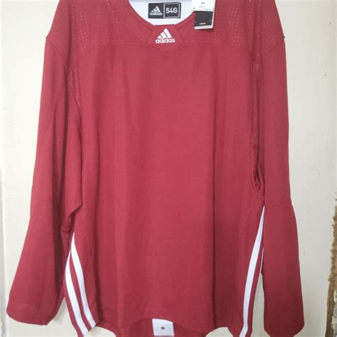 Mens Adidas Hockey jersey size 54G long sleeve crew... - Depop