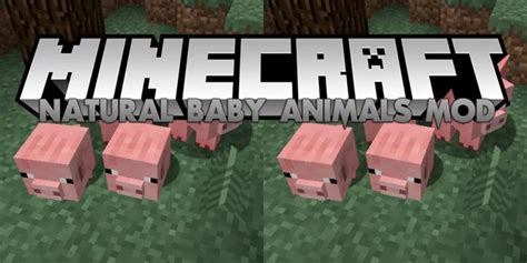 Natural Baby Animals Mod for Minecraft 1.12.2 | MinecraftSix