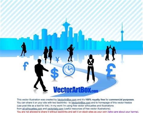 Vector Business City Vector for Free Download | FreeImages