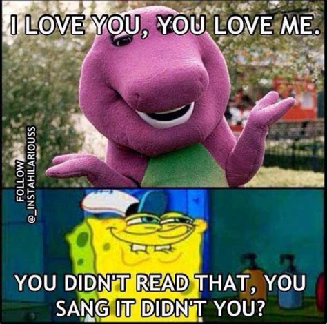 Barney Hugging Meme