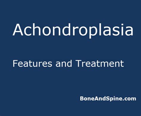 Achondroplasia - Features and Treatment | Bone and Spine