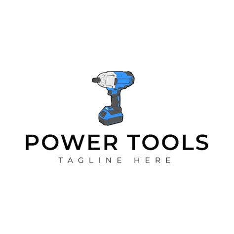 Premium Vector | Power tool logo for professional company