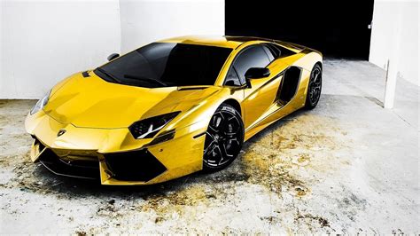 Gold Lamborghini Aventador on awesome wallpapers hd from http://lambohd ...