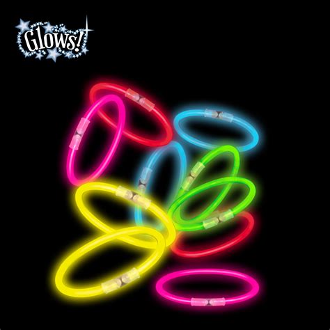 Way to Celebrate! 40ct 8" Glow Bracelets - Walmart.com