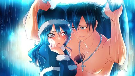 Anime Fairy Tail Juvia Lockser Gray Fullbuster GruVia (Fairy Tail ...