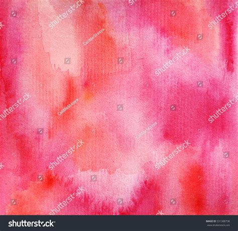 Red Watercolor Texture Watercolor Background Stock Illustration 531388738