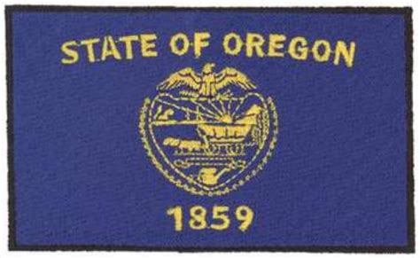 Oregon Flag Machine Embroidery Design | Embroidery Library at GrandSlamDesigns.com