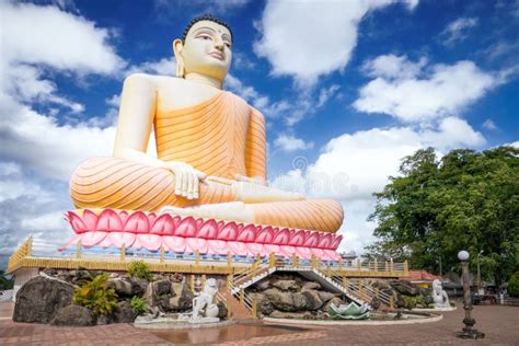 The Kandy-Vihara Temple. the Buddha Statue. Stock Image - Image of ...