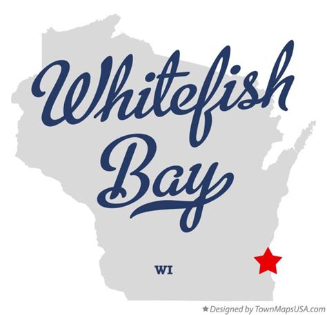 Map of Whitefish Bay, WI, Wisconsin