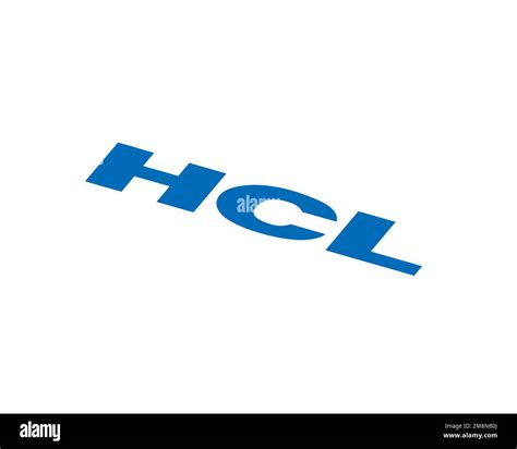 HCL Technologies, rotated logo, white background B Stock Photo - Alamy