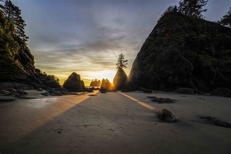 12 Dec. Sunset at Point of the Arches, Olympic National Park3 - Andy ...