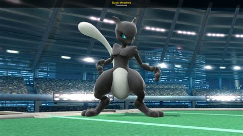 Black Mewtwo [Super Smash Bros. (Wii U)] [Mods]