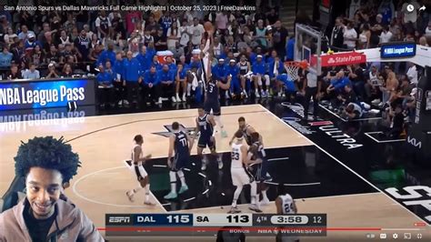 WEMBY NBA DEBUT! Spurs vs Dallas Mavericks Full Game Highlights ...