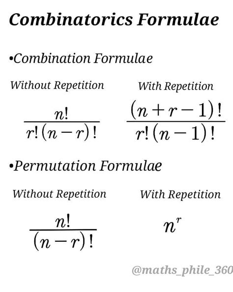 Combinations refer to the combination of n things taken r at a time ...