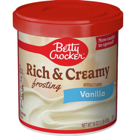 Betty Crocker™ Vanilla Rich & Creamy Frosting - BettyCrocker.com