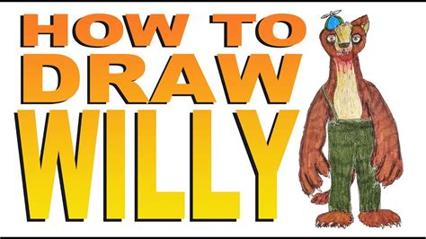 How to draw Willy (Willy's Wonderland) - YouTube