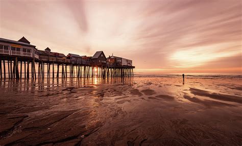 Old Orchard Beach Sunrise Photograph by Eric Storm - Fine Art America