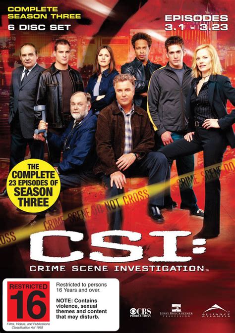 CSI - Las Vegas: Complete Season 3 (6 Disc Set) | DVD | Buy Now | at Mighty Ape NZ