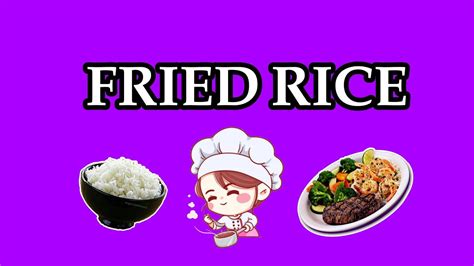 Fried Rice| - YouTube