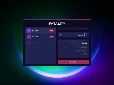 Fatality loader concept by Gabriel Zurmely on Dribbble