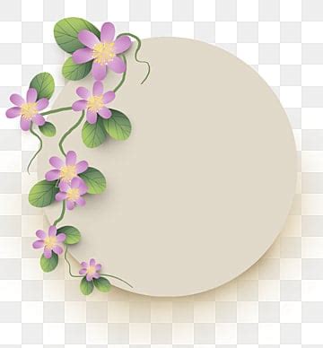 Flower Text Box PNG Transparent Images Free Download | Vector Files ...