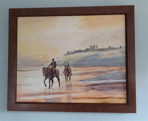 Horse Riding on the Beach Painting by artist Stanley Port