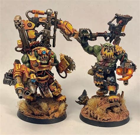 1 year later... finished painted 2/3rds of my ogryn -> ork conversions ...