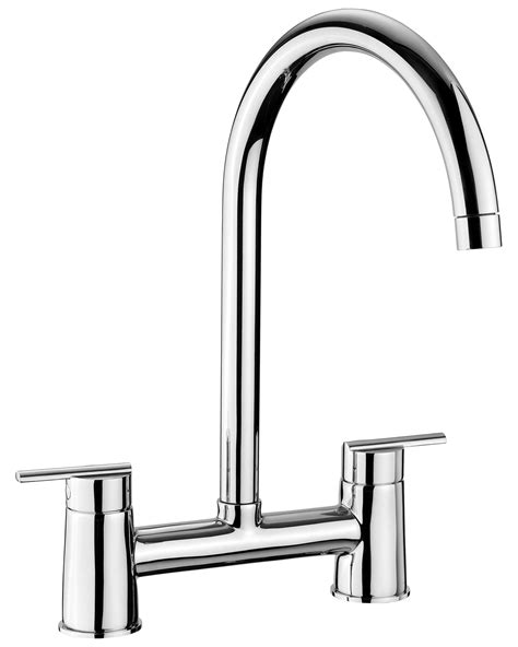 Rangemaster Belfast Modern Bridge Kitchen Sink Mixer Tap | TBL2CM/