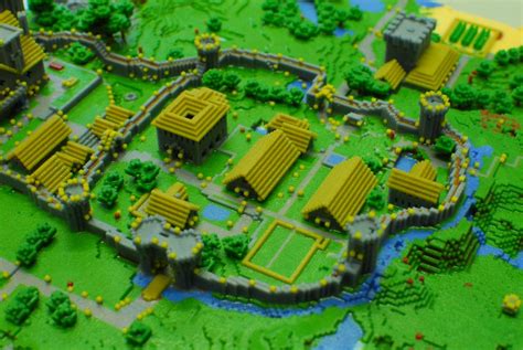 Another view from the top | A 3D model of a minecraft-villag… | Flickr