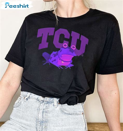 Tcu Hypnotoad Shirt - Texas Christian Sweatshirt Short Sleeve