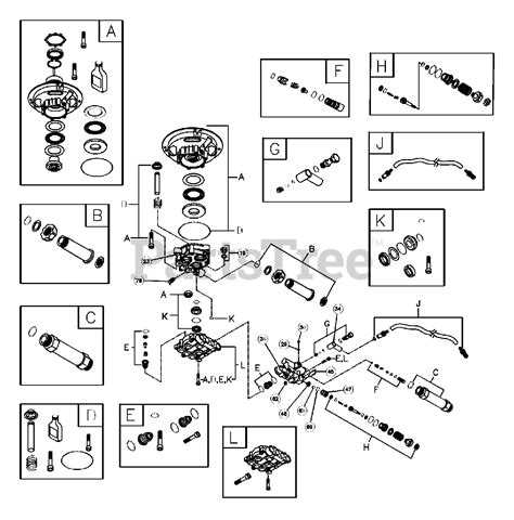 Troy-Bilt 1902-1 - Troy-Bilt 2,350 PSI Pressure Washer Pump Parts ...