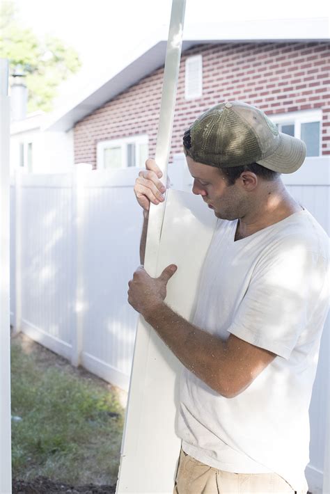 How to Install a Vinyl Privacy Fence - Room for Tuesday