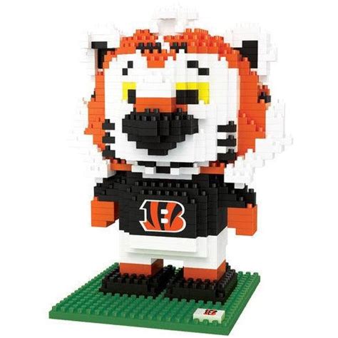 NFL Cincinnati Bengals Team Mascot BRXLZ 3-D Puzzle 128 Pieces – All ...