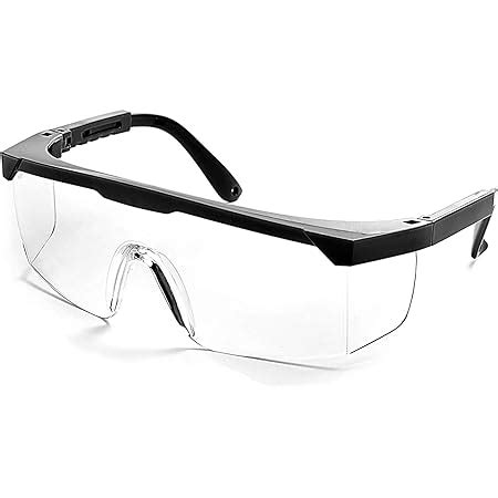 Golden Scute Safety Goggles Over Eyeglasses with Black Frame, Fog & Scratch Resistant Shooting ...