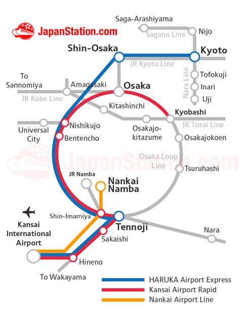 Traveling Between Osaka and Kansai International Airport – Osaka Station