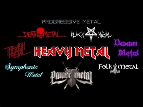 Subgenres of Heavy Metal - YouTube