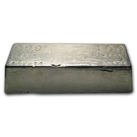 Buy 100 oz Silver Bar - AGS | APMEX