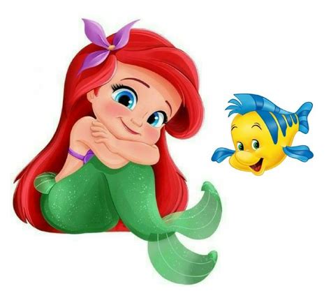 Ariel and Flounder - Best Friends Forever