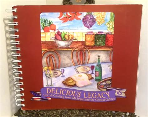 JEWISH COOKING FROM Michigan and Galilee Israel Delicious Legacy Cookbook $28.45 - PicClick