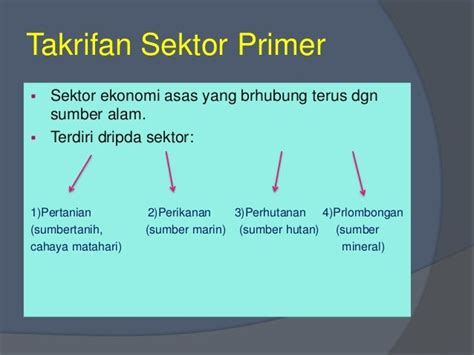 Sektor ekonomi primer